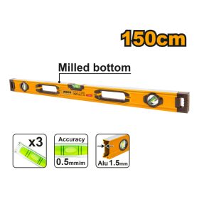 INGCO Vízmérték 1500 mm 3 libella