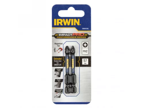 IRWIN Impact Pro Bithegy PH2 x 57 mm (2 db)
