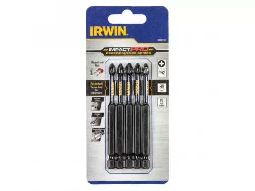 IRWIN Impact Pro Bithegy PH2 x 89 mm (5 db)