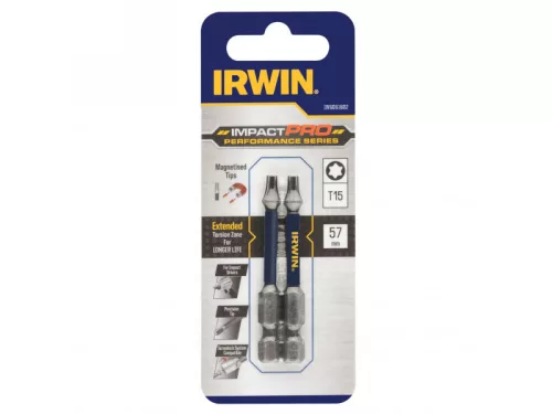 IRWIN Impact Pro Bithegy T15 x 57 mm (2 db)