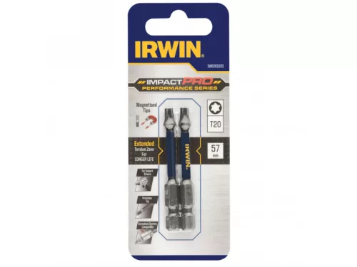 IRWIN Impact Pro Bithegy T20 x 57 mm (2 db)