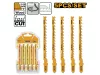 INGCO Dekopírfűrészlap fára 100/74 mm 6 TPI íves vágás HCS (5 db)