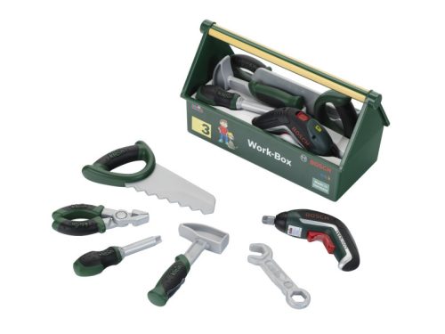 BOSCH Játék Szerszámosláda szerszámokkal 7 részes