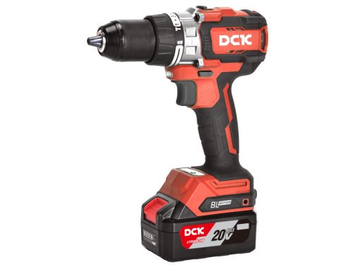 DCK Akkus ütvefúró-csavarozó 160 Nm szénkefe nélküli 20 V (1 x 5,0 Ah akku + töltő)