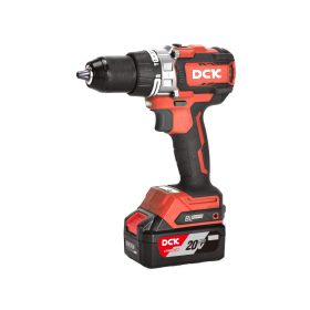   DCK Akkus ütvefúró-csavarozó 160 Nm szénkefe nélküli 20 V (2 x 5,0 Ah akku + töltő)