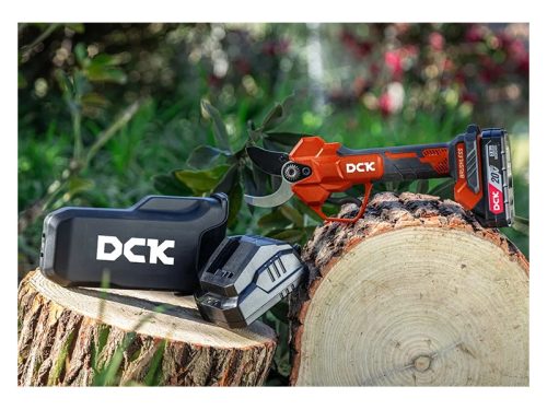 DCK Akkus metszőolló 35 mm szénkefe nélküli 20 V (akku és töltő nélkül)