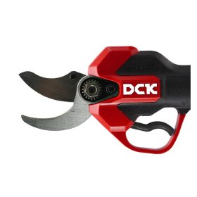   DCK Akkus metszőolló 35 mm szénkefe nélküli 20 V (2 x 2,0 Ah akku + töltő)