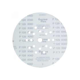   GERMAFLEX Tépőzáras fíbertárcsa 225 mm / P120 18+1 lyukas (5 db)