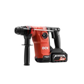   DCK Akkus kombikalapács 2,8 J SDS-Plus szénkefe nélküli 20 V (2 x 6,0 Ah akku + töltő)