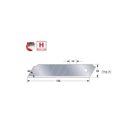 TAJIMA Rock Hard Törhető penge 25 mm (10 db)