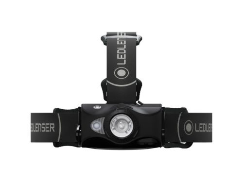 LEDLENSER Akkus LED fejlámpa MH8 outdoor 600 lm / 200 m, RGB, 1xLi-ion, fekete