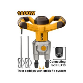 INGCO Duplaszárú keverőgép 1800 W