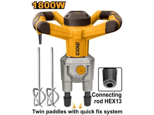 INGCO Duplaszárú keverőgép 1800 W