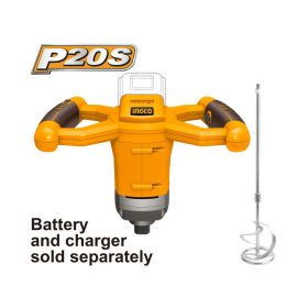 INGCO Akkus keverőgép 20 V (akku és töltő nélkül)