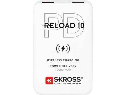 SKROSS Powerbank 10000 mAh vezeték nélküli töltéssel két kimenettel