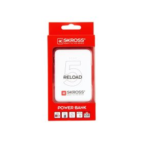 SKROSS Powerbank 5000 mAh USB kábellel két kimenettel