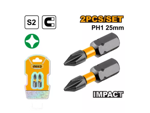 INGCO Impact bithegy PH1 x 25 mm (2 db)