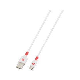 SKROSS USB töltő és adat kábel 1,2 m (microUSB)