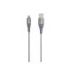 SKROSS Steel Line USB töltő és adat kábel 2 m (lightning)