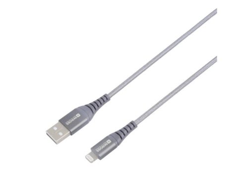 SKROSS Steel Line USB töltő és adat kábel 2 m (lightning)