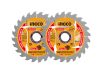 INGCO Fűrésztárcsa fához 140 x 20 x 1,0 mm / 24T (2 db)