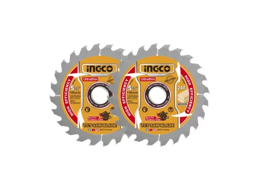 INGCO Fűrésztárcsa fához 140 x 20 x 1,0 mm / 24T (2 db)