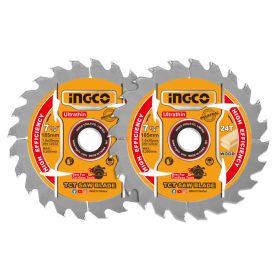 INGCO Fűrésztárcsa fához 185 x 20 x 1,0 mm / 24T (2 db)