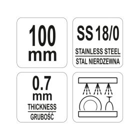 YATO GASTRO Inox jégcsipesz 100 mm