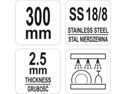 YATO GASTRO Tálaló kanál 300 mm inox