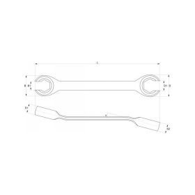 YATO Fékcsőkulcs 8x10 mm CrV 6140