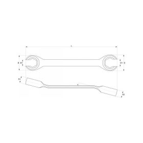 YATO Fékcsőkulcs 13x14 mm CrV 6140