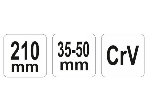 YATO Állítható körmös kulcs 35-50 mm / 210 mm CrV