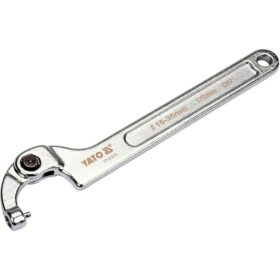   YATO Állítható csapos körmös kulcs 15-35 mm / 170 mm CrV