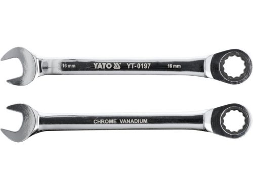 YATO Racsnis csillag-villáskulcs 16 mm / 210 mm 72T CrV