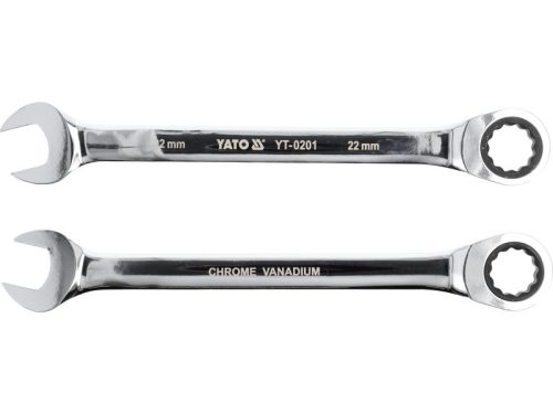 YATO Racsnis csillag-villáskulcs 22 mm / 290 mm 72T CrV