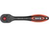 YATO Racsnis hajtószár 1/4" 140 mm 72T CrV