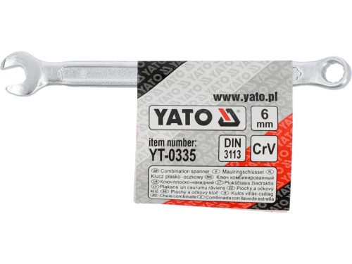 YATO Csillag-villáskulcs 6 mm / 110 mm CrV