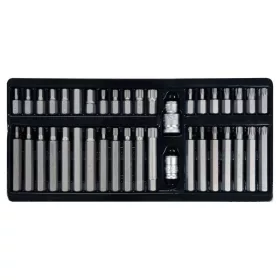   YATO Torx és imbusz bit készlet 40 részes (1/2"-3/8" H4-H12, M5-M12, T20-T55)