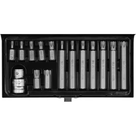 YATO Torx bit készlet 15 részes 1/2": T20-T55