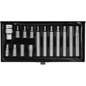 YATO Bit készlet 15 részes (imbusz) H4-H12 1/2"