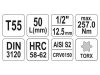 YATO Bit dugókulcs Torx 1/2" T55 CrV