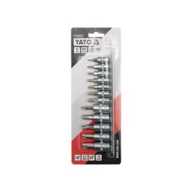   YATO Bit dugókulcs készlet 12 részes Torx 1/4", 3/8" CrV