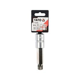 YATO Hosszú bit dugókulcs Spline 1/2" M16 CrV