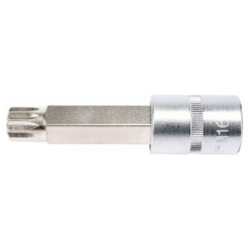 YATO Hosszú bit dugókulcs Spline 1/2" M16 CrV
