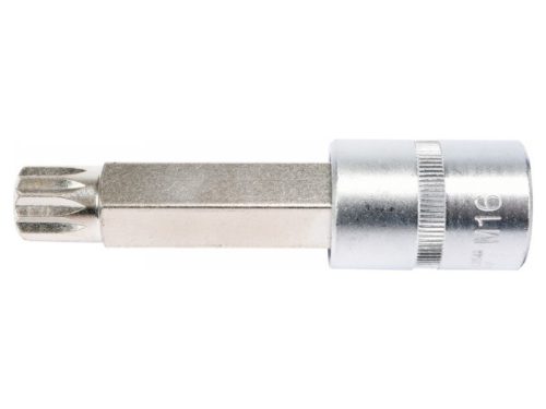 YATO Hosszú bit dugókulcs Spline 1/2" M16 CrV