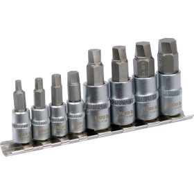   YATO Roncsolt imbuszcsavar kiszedő dugókulcs készlet 8 részes 1/4" 3/8"