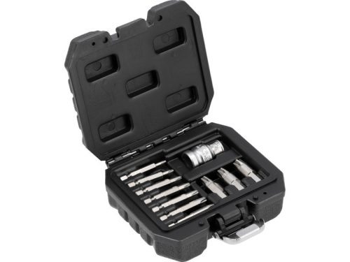 YATO Roncsoltcsavar kiszedő készlet 11 részes TORX