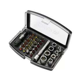 YATO Bithegy és dugókulcs készlet 34 részes 1/4" S2