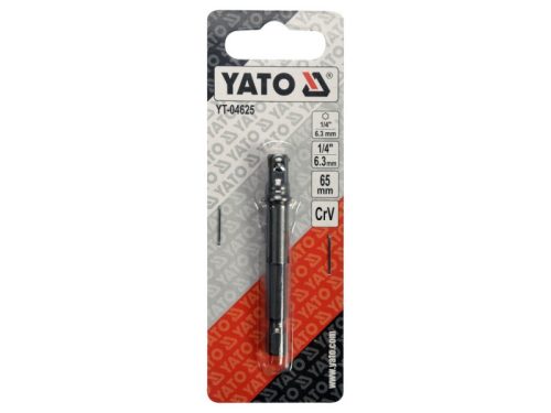 YATO Dugókulcs adapter 1/4" Hex -> 1/4" négyszög CrV