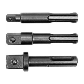   YATO Dugókulcs adapter készlet 3 részes SDS-Plus -> 1/4", 3/8", 1/2" négyszög